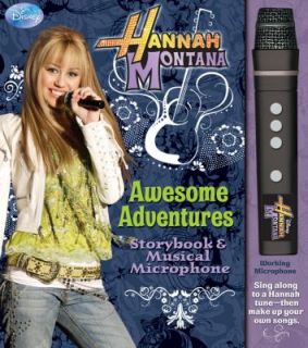 Hannah Montana Awesome Adventures Storybook and Musical Microphone by 