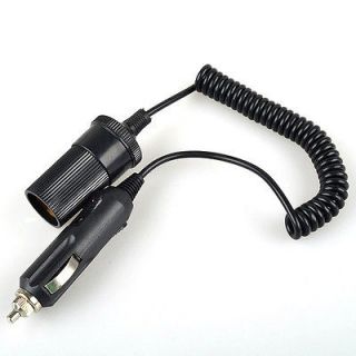 Car Cigarette Lighter Power Plug Extension Cord Cable
