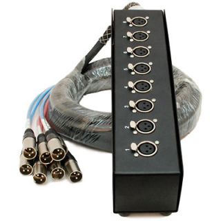 SEISMIC AUDIO 8 CHANNEL 20 EXTENSION SUB SNAKE CABLE