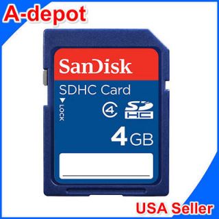 4GB New Sandisk 4GB SDHC SD HC Flash Memory Card For Nintendo 3DS DSI 