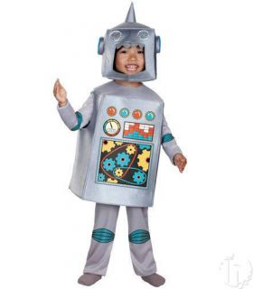 New 2012 Retro Robot 3T 4T Toddler Halloween Costume Too Cute To Spook