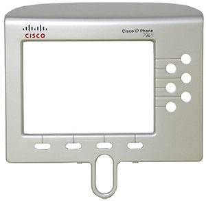 Cisco 7961 7961G Series IP Phone Bezel Face Plate Cover Silver Gray 