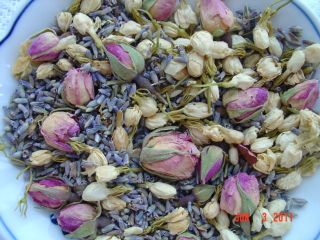 Potpourri Dried Rose Buds Lavender Jasmine Shower Favor