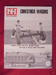 1967 New Holland Conestoga Wagons Brochure Color