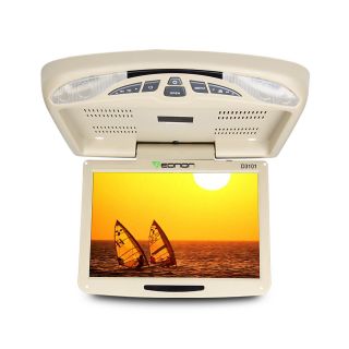 D3101 Eonon Tan 12.1LCD Swival FlipDown Overhead Roof Monitor DVD 