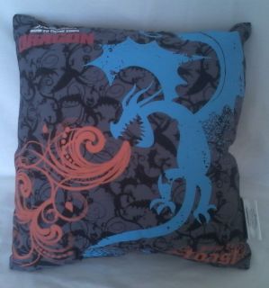 DREAMWORKS How to Train Your Dragon Pillow NEW 12x12 FREE Priority 