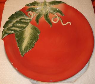 Fitz & Floyd Classics Le Marche Tomato Snack Plate Wall Plate Decor