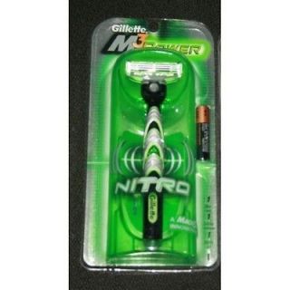Rare NEW Gillette M3 Power Nitro   Mach 3   with Battery Included