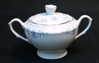 Sugar Bowl w Lid CMIELOW Embassy REGENCY Blue Poland