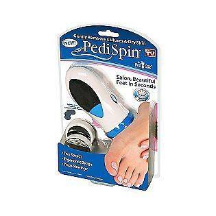 New Pedi Spin Electric Foot File by Ped Egg Callus Remover Feet As 