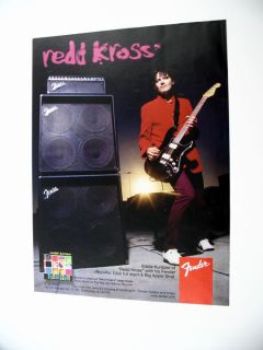 Fender Roc Pro 1000 Full Stack Redd Kross 1997 print Ad