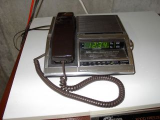 GE GENERAL ELECTRIC 7 4705 70s 80s AM FM CLOCK RADIO TELEPHONE 