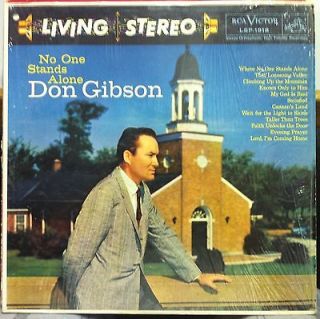 1s/1s Living Stereo DON GIBSON no one stands alone LP VG LSP 1918 