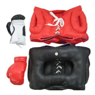 Boxing Gloves and Head Gears (Set of 2)   Boxing Gloves