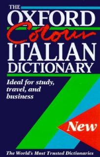 The Oxford Color Italian Dictionary Italian English, English Italian 
