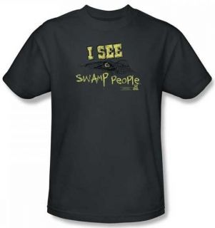   See Swamp People New Licensed Adult T Shirt S 3XL History Channel