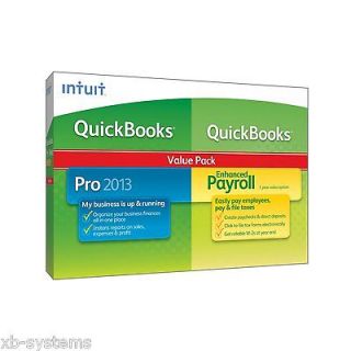 Intuit QuickBooks Pro with QuickBooks Enhanced Payroll 2013   3 