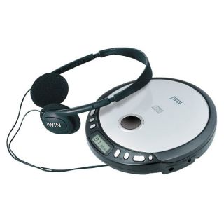 JWIN CD CDR PORTABLE PLAYER HEADPHONES SILVER BLACK PROGRAMMABLE NEW $ 