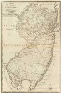 1795 NJ MAP Elmwood Highland Lincoln Palisades Park BIG