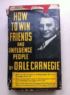 Vintage HOW TO WIN FRIENDS AND INFLUENCE PEOPLE by Dale Carnegie 1937 