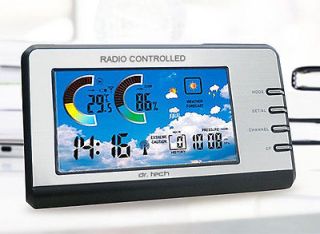 Newly listed Dr Tech Wireless Color Weather Station Forecast w/ Clock 