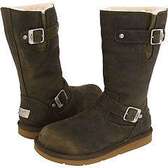 Ugg Australia Kensington Olive Green 5678 Womens Fashion Boot Leather 