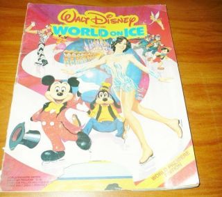 1981 Walt Disneys World On Ice World Premiere Edition Program