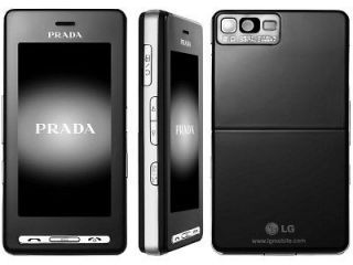 NEW LG PRADA KE850 UNLOCKED GSM MOBILE CELL PHONE BLACK