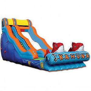 Inflatable Water Slide Little Kahuna Bouncy Slide and Water Attraction 