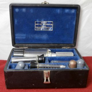 Kidde Dry Ice Apparatus vintage medical apparatus 1930 with box