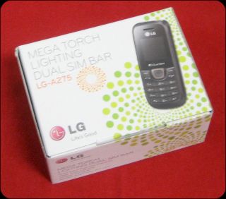   LG A275 Mega Torch Lighting Dual Sim Bar Quadband Unlocked GSM Phone