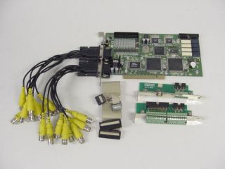 16 Channel DVR PCI Card with Daughter Board CH08 H2X600713 0066 Video 