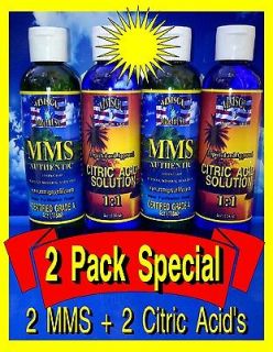 MMS   Master Mineral Solution, Miracle Mineral Solution   2 MMSs and 