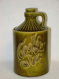 Vintage McCoy Pottery Green Cookie Jug Jar