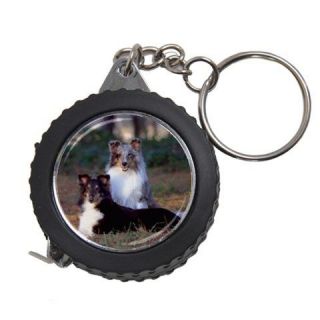   DOG PUPPIES PHOTO TAPE MEASURE KEYRING KEY RING KEYCHAIN CHAIN GIFT