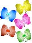   Children Glitter Fairy Flower Angel Princess Butterfly Wings Party