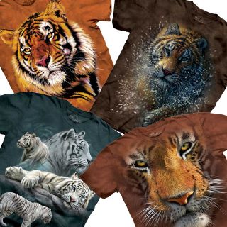 Animal The Mountain Big Cat Tiger Big Face Adult T Shirts various 