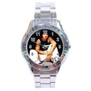   Usher Eminem Stainless Steel Analogue Watch for Men NEW Fashion Gift