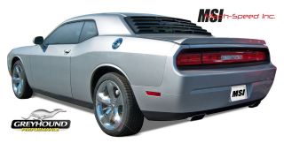 Mach Speed 23010 Dodge Challenger Coupe ABS Rear Window Louver 2008 