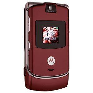 Motorola V3a Razr Alltel Cellular Phone   Maroon / Red