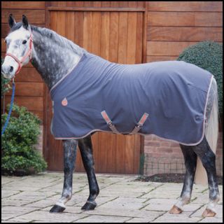 RAMBO Helix Horse Stable Sheet Charcoal Sizes 75 or 81 Horseware 