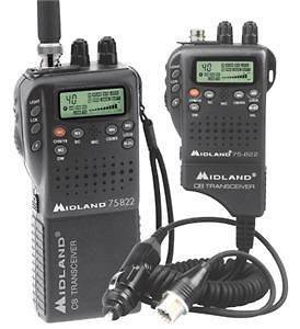 Midland MID 75 822 40 Channel CB Way Radio Changes from a Mobile to a 