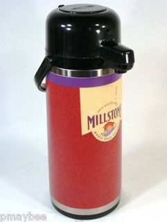   liter Insulated AIRPOT   PEACOCK VACUUM POT   MILLSTONE COFFEE Cover