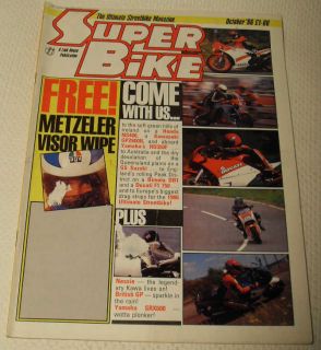   10/86 Ducati F1, Bimota DB1, Mead & Tomkinson Nessie, Yamaha SRX600