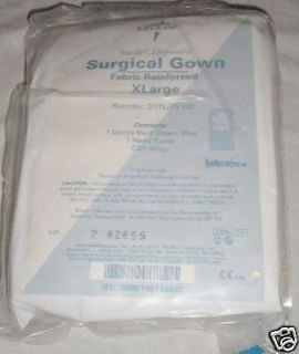 New Medline Sterile Fabric Reinforced Surgical Gown XL