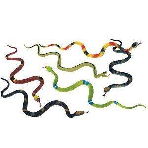   RAINFOREST Snakes/14 Rain Forest Snake Figures/PARTY Favors/NATU