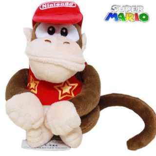 Nintendo Super Mario Diddy Kong Plush Toy Stuffed Donkey Kong Monkey 