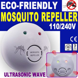 Ultrasonic Mosquito Repeller Repellent Pest Control Electronic Killer 