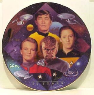 NAVIGATOR Tribute Star Trek 30 Year Plate