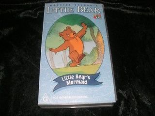 LITTLE BEAR LITTLE BEARS MERMAID~VHS VIDEO PAL~ A RARE FIND~